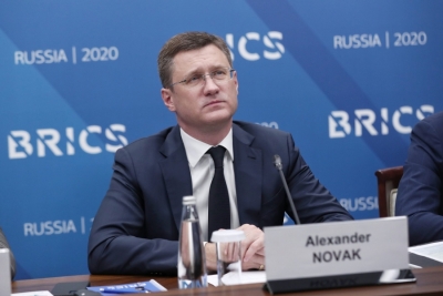 Novak (Ρωσία): Θα μειώσουμε την παραγωγή φυσικού αερίου κατά 10% το 2022