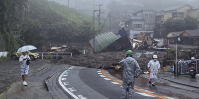 Ιαπωνία: Είκοσι αγνοούμενοι από τις καταρρακτώδεις βροχές και τις κατολισθήσεις - Μεγάλη επιχείρηση των Δυνάμεων Αυτοάμυνας