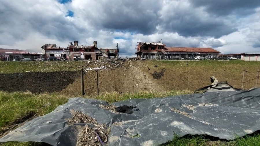 Αρκετές περιοχές βομβαρδίστηκαν, μερική διακοπή ρεύματος στη Λβιβ