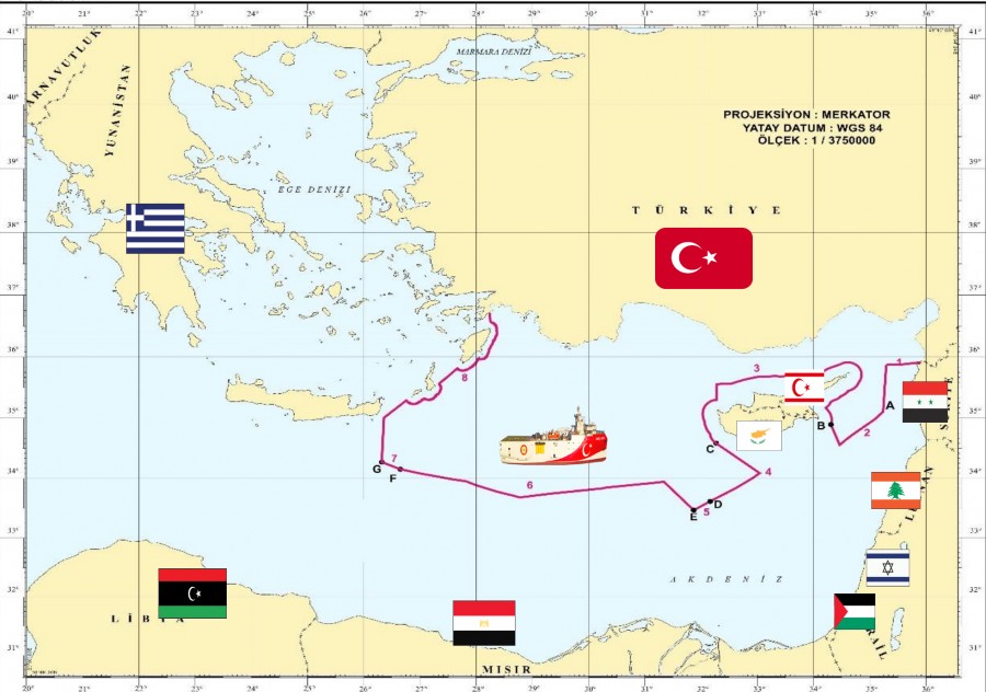 Προκλητικός Τούρκος Γεωλόγος - «Η Ελλάδα έχει παράνομες απαιτήσεις, υφαλοκρηπίδα και Καστελόριζο πηγή ρήξης με την Τουρκία»