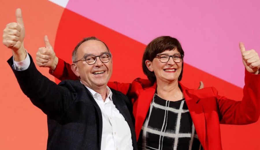 Πολιτικό σοκ στη Γερμανία: Nέος ηγέτης του SPD o Borjans - Μεγάλη ήττα για Scholz