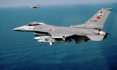 Υπέρπτηση τουρκικών F 16 πάνω από τους Καλόγερους