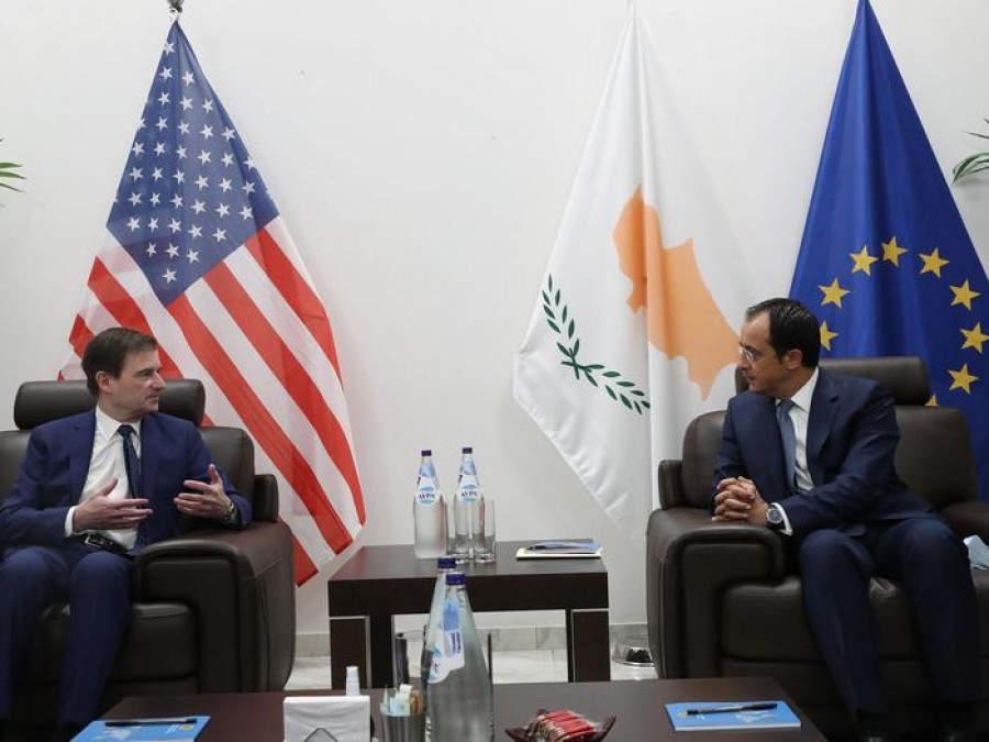 Αμερικανική στήριξη στο δικαίωμα της Λευκωσίας να εκμεταλλεύεται τους πόρους της κυπριακής ΑΟΖ