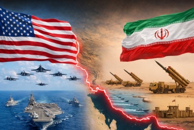 Iran hammers US amphibious ship carrying 5,000 troops with cruise missiles – US military collapsing in the Indian Ocean