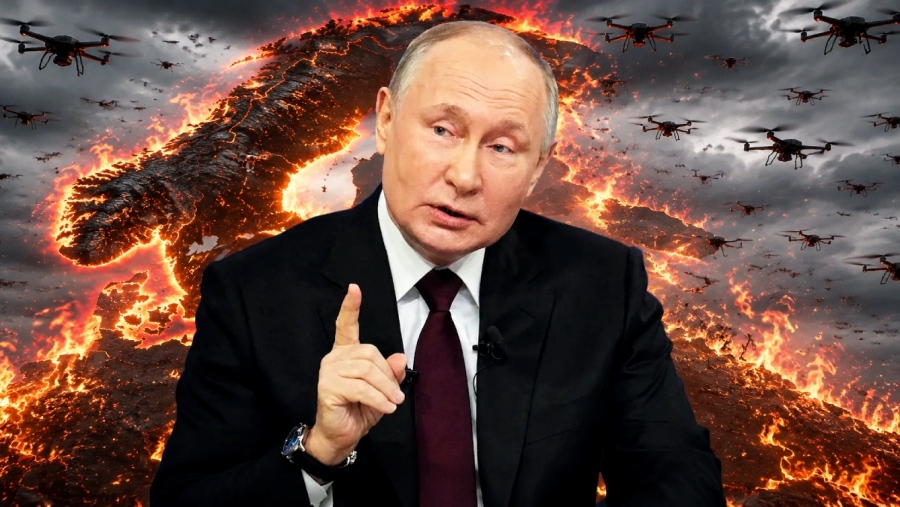 Putin issues chilling warning to Baltic states as Russia vows to level launch sites of Ukrainian drones