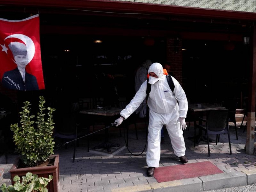 Τουρκία - κορωνοϊός: 73 θάνατοι και 3,13 χιλ. κρούσματα το τελευταίο 24ωρο, συνολικά 574 νεκροί