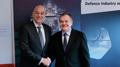 Συνάντηση Δένδια με τον γενικό διευθυντή Αμυντικής Βιομηχανίας και Διαστήματος της ΕΕ με επίκεντρο το SAFE