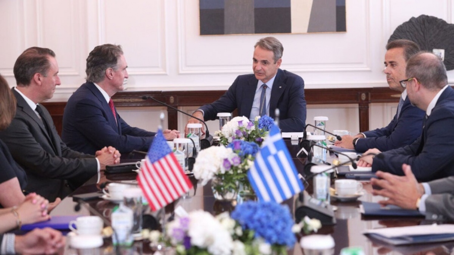 Μητσοτάκης σε Burgum (ΗΠΑ): Η Chevron «επιβεβαιώνει» τα κυριαρχικά δικαιώματα της Ελλάδας στην περιοχή νότια της Κρήτης