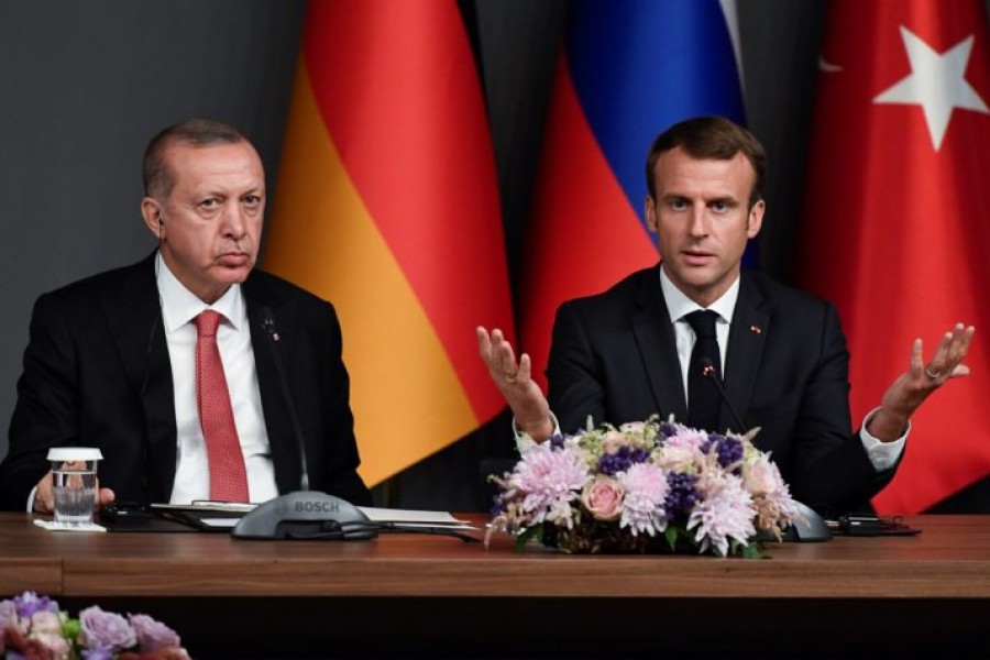 Erdogan σε Macron: Η Τουρκία δεν έχει βλέψεις και δεν παραβιάζει δικαιώματα άλλων χωρών - Στηρίζουμε το διάλογο για την επίλυση των προβλημάτων