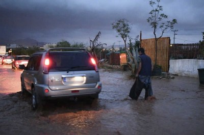 Σέρρες και Ξάνθη στο επίκεντρο της κακοκαιρίας - Καταστράφηκαν σοδιές από το χαλάζι και τις πλημμύρες