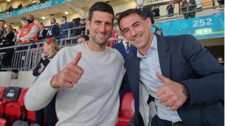 Τζόκοβιτς και Καραγκούνης παρέα στο Wembley!