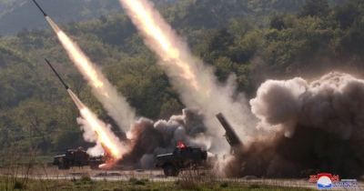 Τρίτη εκτόξευση πυραύλου από τη Βόρεια Κορέα