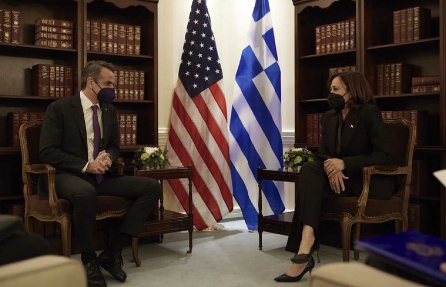 Μητσοτάκης σε Harris (αντιπρόεδρο ΗΠΑ): Κίνδυνος αποσταθεροποίησης στην Ανατολική Μεσόγειο, λόγω τουρκικής προκλητικότητας