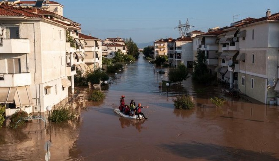 Κακοκαιρία Daniel: Μήνυμα του 112 – Εκκενώνεται η περιοχή Νάματα