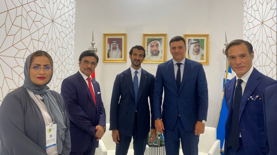 Συζήτηση Κικίλια με τον ΥΠΟΙΚ των Ηνωμένων Αραβικών Εμιράτων για νέα πτήση Ντουμπάϊ - Θεσσαλονίκη - Νέα Υόρκη