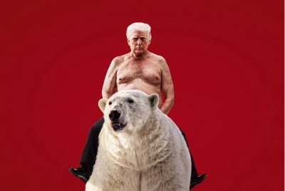 Σοκ και δέος! - Ο Trump γυμνός καβάλα σε πολική αρκούδα δίνει το στίγμα του νέου κόσμου χωρίς το NATO