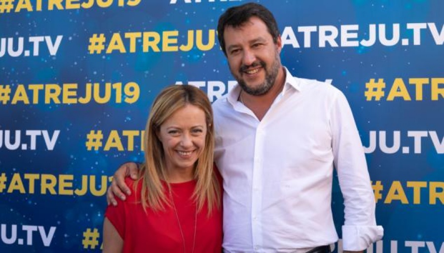 Μεταξύ 32% και 28% τα ποσοστά της Lega στην Ιταλία, αυξάνουν την δύναμη τους οι αδερφοί της Ιταλίας στο 13%