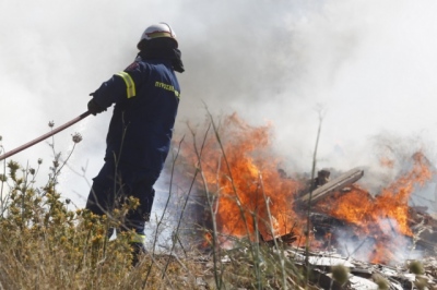 Νέα φωτιά στο Ηράκλειο, «ήχησε» το 112