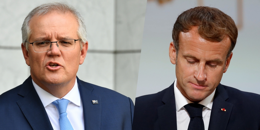 Πρώτη τηλεφωνική επικοινωνία Macron - Morisson μετά την κρίση των υποβρυχίων