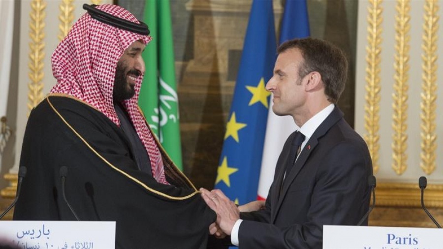 Επικοινωνία Macron με τον Σαουδάραβα πρίγκιπα bin Salman: Μην δείξετε αδυναμία απέναντι στις επιθέσεις στην Aramco