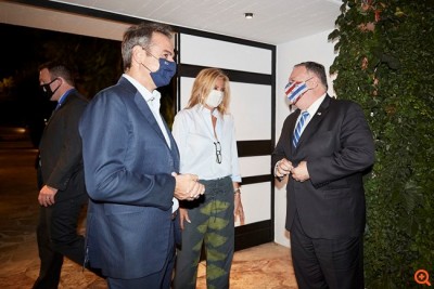 Στο σπίτι του Κυριάκου Μητσοτάκη στα Χανιά ο ΥΠΕΞ των ΗΠΑ M. Pompeo