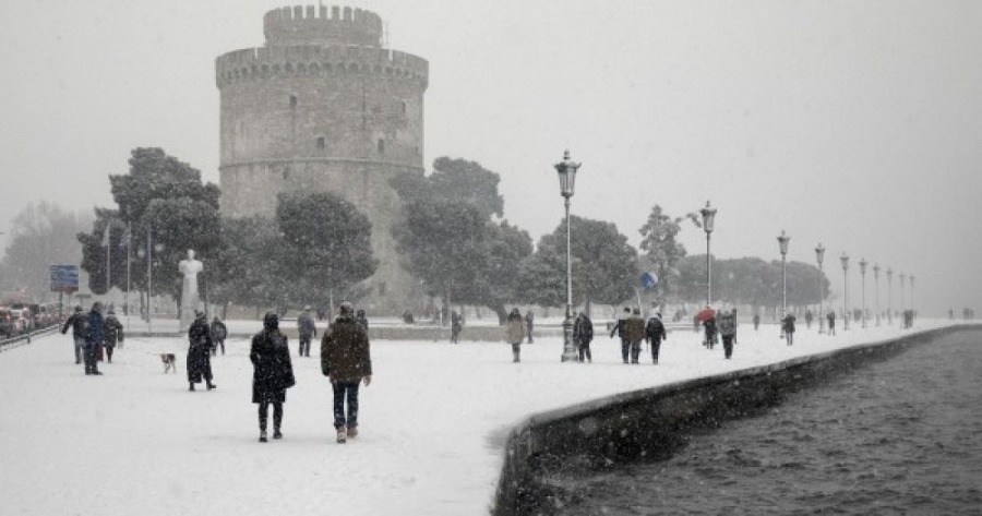 Θεσσαλονίκη: Αναμένεται χιόνι από αργά το απόγευμα μέχρι αύριο (4/1) το πρωί