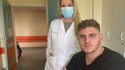 Ο «Ήρωας των Τεμπών» Ανδρέας Αλικανιώτης βραβεύτηκε στις Βρυξέλλες