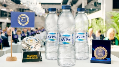 Με Diamond Award διακρίθηκε το Φυσικό Μεταλλικό Νερό ΑΥΡΑ στα Superior Taste Awards 2022
