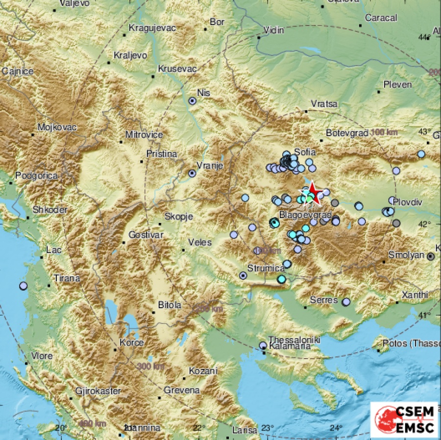 Ισχυρή σεισμική δόνηση τάραξε τη Βουλγαρία