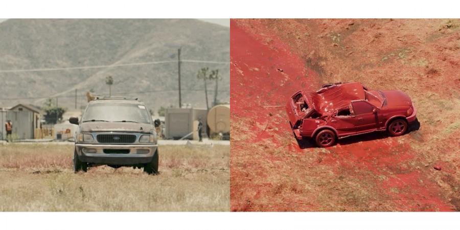 Τι μπορεί να πάθει ένα SUV όταν πέσει πάνω του επιβραδυντικό υγρό πυρόσβεσης;