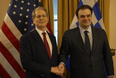 Συνάντηση Πιερρακάκη με τον Αμερικανό ΥΠΟΙΚ Bessent - Στο επίκεντρο επενδύσεις, εμπορικές σχέσεις