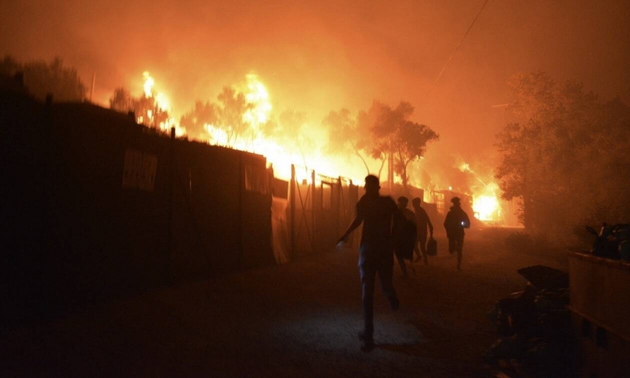 Σε κάθειρξη 10 ετών ο καθένας, καταδικάστηκαν οι τέσσερις Αφγανοί για τον εμπρησμό στο ΚΥΤ της Μόριας