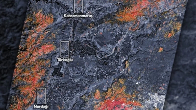 Σοκάρει η NASA με εικόνες για το μέγεθος της καταστροφής από τον φονικό σεισμό στην Τουρκία