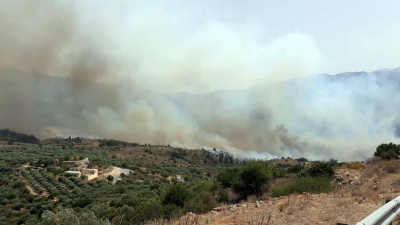 Πυρκαγιά στην Παλαιά Φώκαια Αττικής