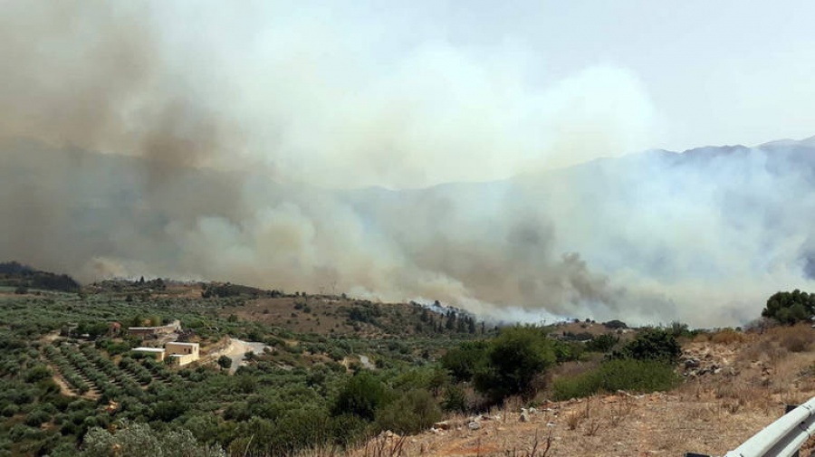 Πυρκαγιά στην Παλαιά Φώκαια Αττικής