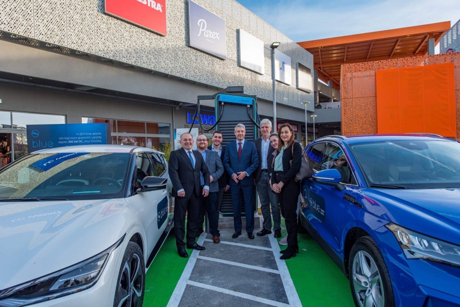 Oι πρώτοι ταχυ-φορτιστές έως 300 kW DC στην Ελλάδα από τη ΔΕΗ blue σε κομβικά σημεία σε όλη τη χώρα