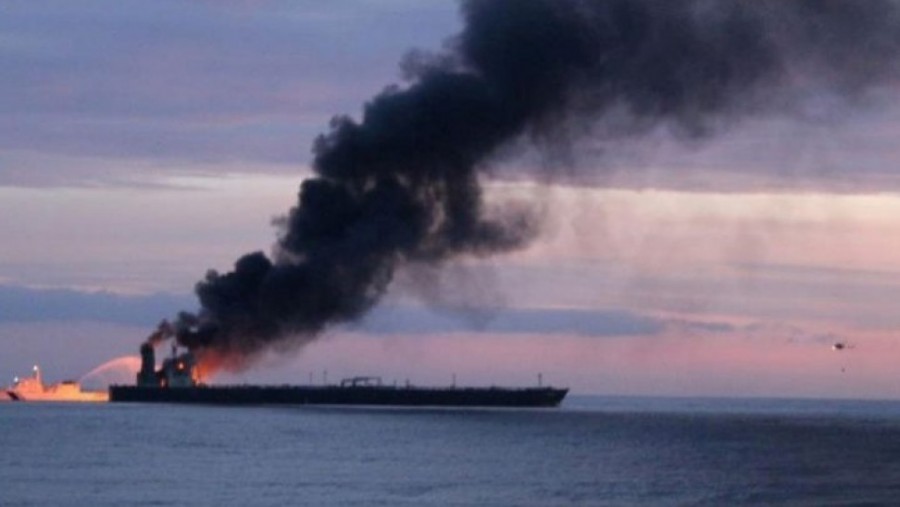 Ένας νεκρός από φωτιά σε δεξαμενόπλοιο ανοικτά της Σρι Λάνκα, 5 Έλληνες στο πλήρωμα