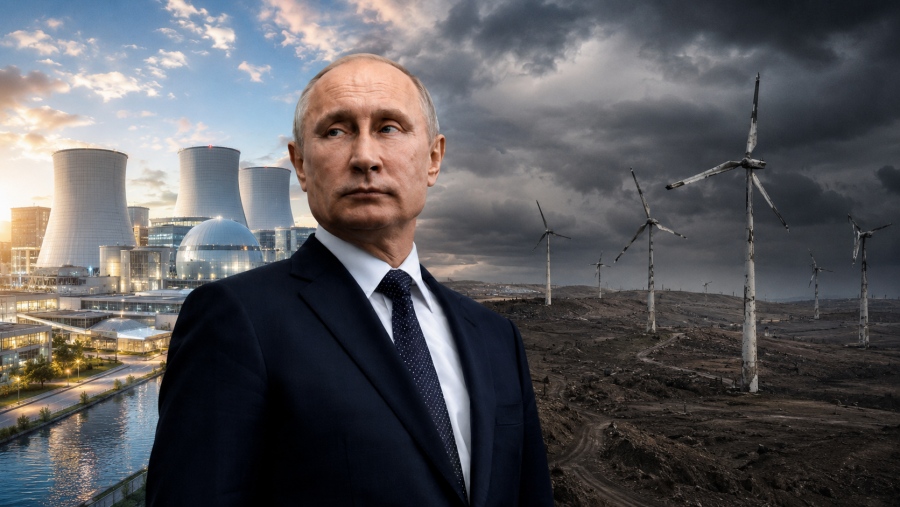 Ο Putin χτίζει τη νέα πυρηνική υπερδύναμη... η Ευρώπη «φυτεύει» ανεμόμυλους - Με 18 νέους αντιδραστήρες η Ρωσία σε 19 χρόνια