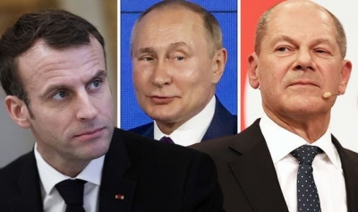 Κατάπαυση πυρός στην Ουκρανία ζήτησαν Macron, Scholz από Putin