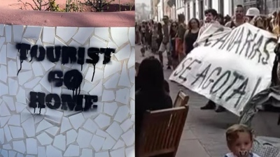 Απεργία πείνας και διαδηλώσεις κατά των τουριστών στην Τενερίφη