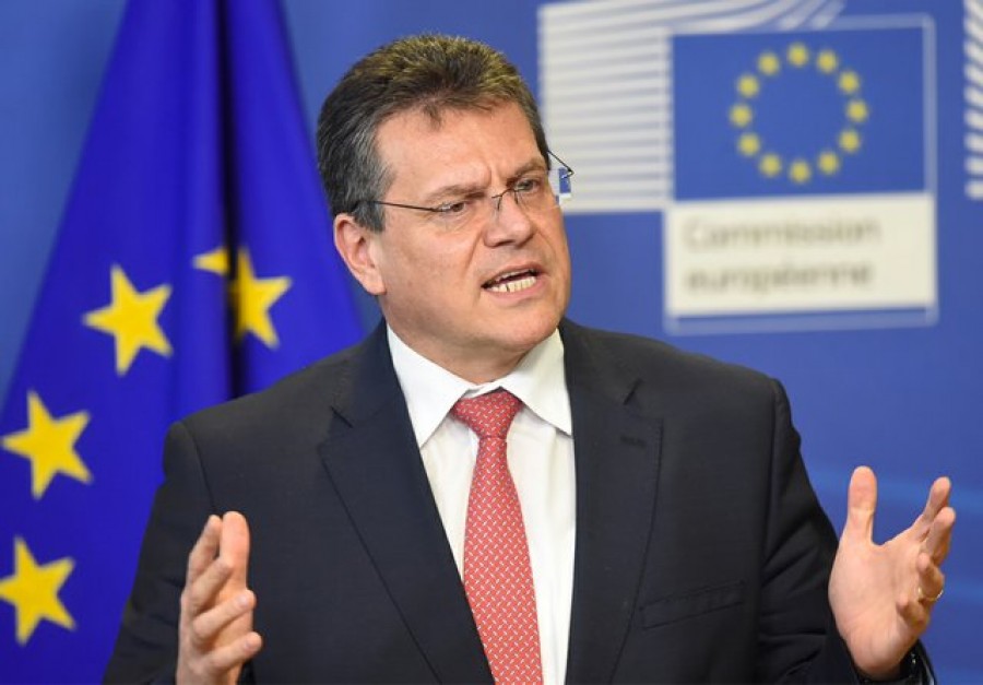Sefcovic (Ευρ. Επιτροπή): Η ΕΕ δεν θα εγκαταλείψει τις συνομιλίες για εμπορική συμφωνία με την Βρετανία