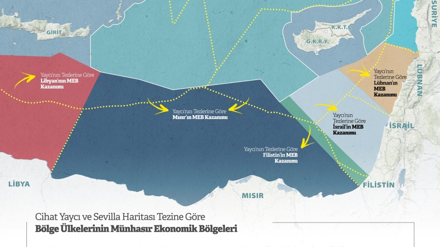 Τουρκικές ακροβασίες στην Aν. Μεσόγειο – Με νέο χάρτη δελεάζουν την Αίγυπτο για να κερδίσει έως 15.000 Κm2