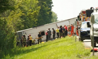 ΗΠΑ: Πέντε νεκροί και πολλοί τραυματίες από την ανατροπή τουριστικού λεωφορείου που επέστρεφε από τους καταρράκτες του Νιαγάρα