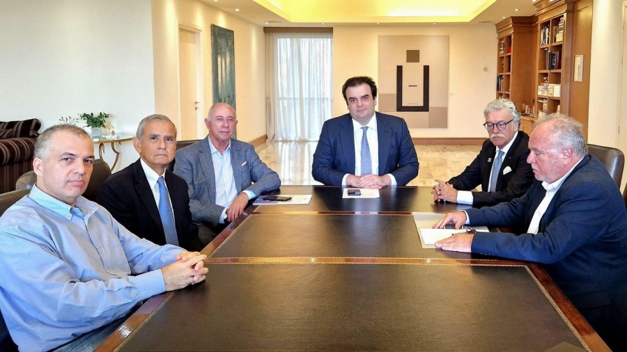 Συνάντηση Πιερρακάκη με το προεδρείο του Κεντρικού Ισραηλιτικού Συμβουλίου