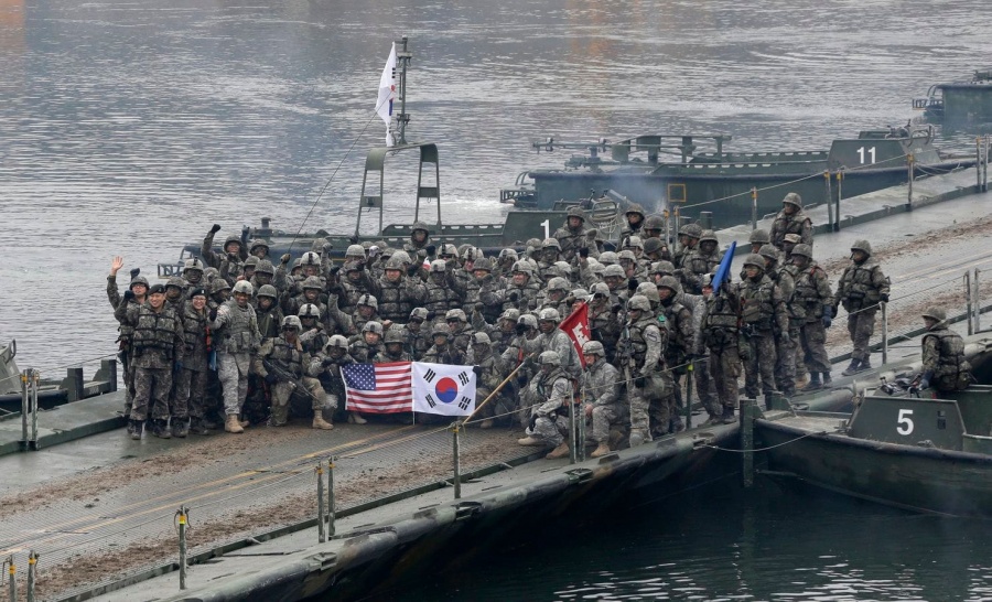 Η Ουάσινγκτον δεν συζητά την αποχώρηση των αμερικανών στρατιωτών από τη Νότια Κορέα