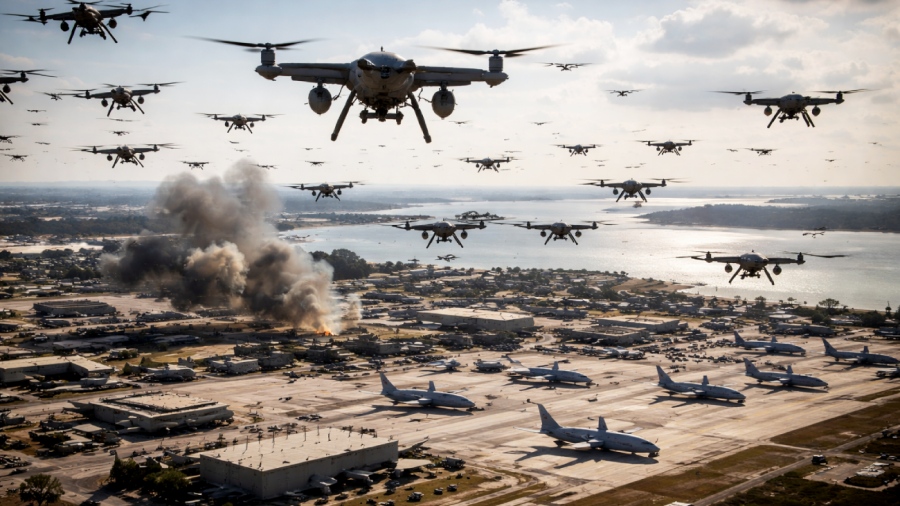 Συναγερμός στις ΗΠΑ: Αόρατα drones άλωσαν βάση στη Florida - Στα τυφλά το Πεντάγωνο, στέλνει το σύστημα αεράμυνας Avenger