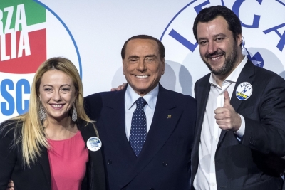 Ιταλία: Σαρώνει η ενωμένη Δεξιά Meloni, Salvini, Berlusconi - Κοντά στο 50% σε δημοσκοπήσεις - Αυτοδύναμη κυβέρνηση