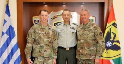 Επίσκεψη του υπασπιστή Διοίκησης των Αμερικανικών Δυνάμεων της Ευρώπης στο ΓΕΣ