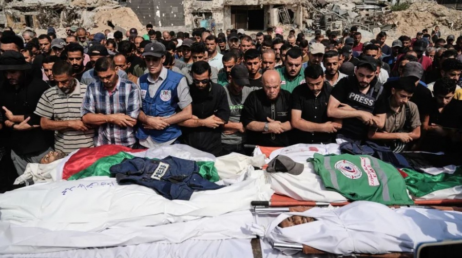 CPJ: Έγκλημα πολέμου η δολοφονία δημοσιογράφων στη Γάζα