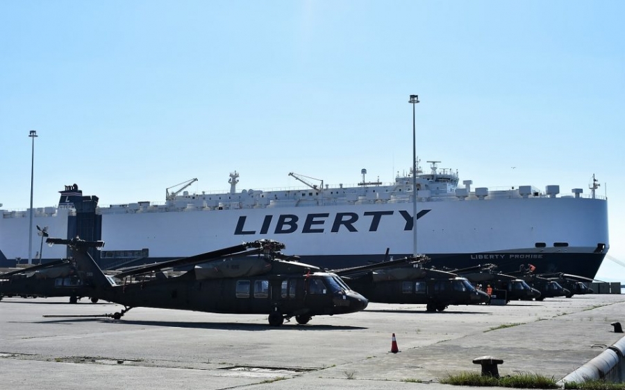 Επικίνδυνη ελληνική εμπλοκή:  Γιγαντιαίο αμερικανικό πλοίο με στρατιωτικά εφόδια στην Αλεξανδρούπολη - «Στρατηγείο» των ΗΠΑ στον Έβρο